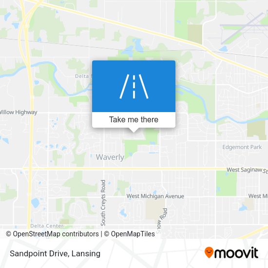 Mapa de Sandpoint Drive