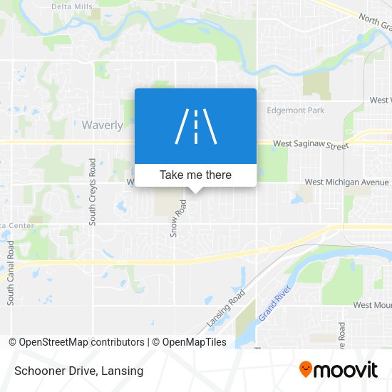 Schooner Drive map