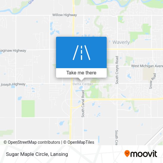 Sugar Maple Circle map