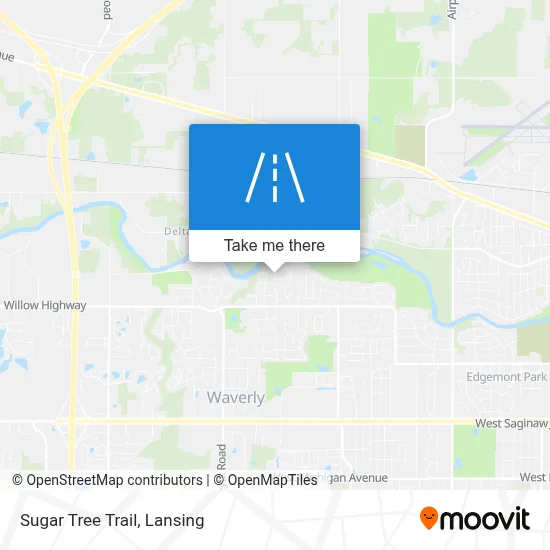 Sugar Tree Trail map