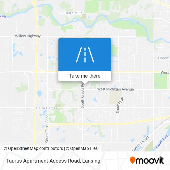 Mapa de Taurus Apartment Access Road