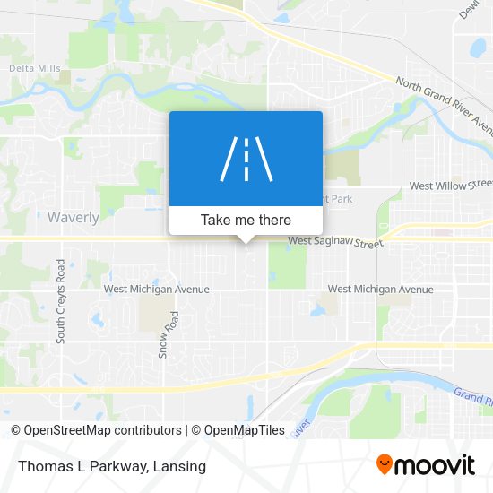 Mapa de Thomas L Parkway