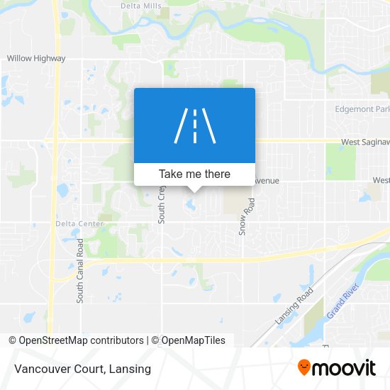 Mapa de Vancouver Court