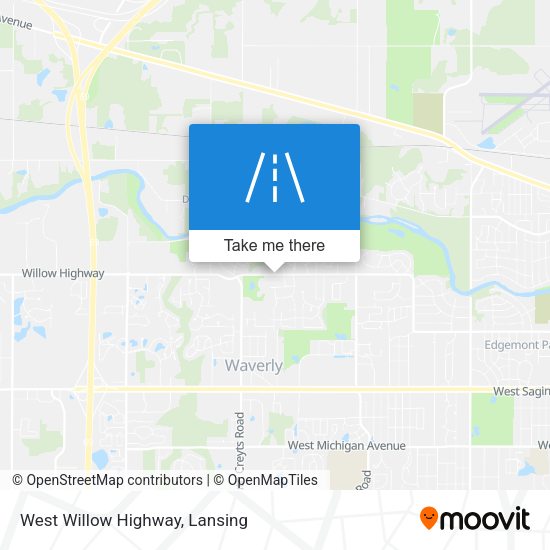 Mapa de West Willow Highway