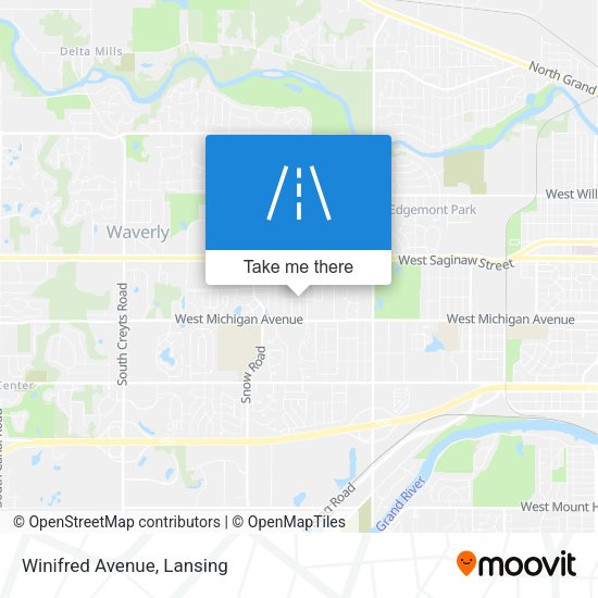 Mapa de Winifred Avenue