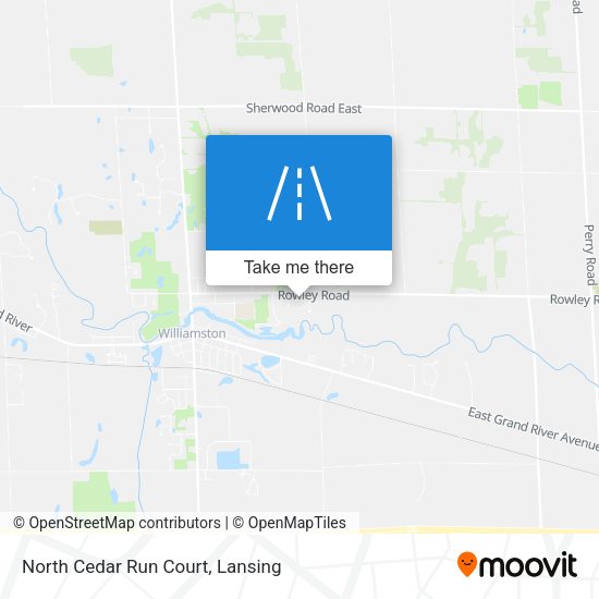 North Cedar Run Court map