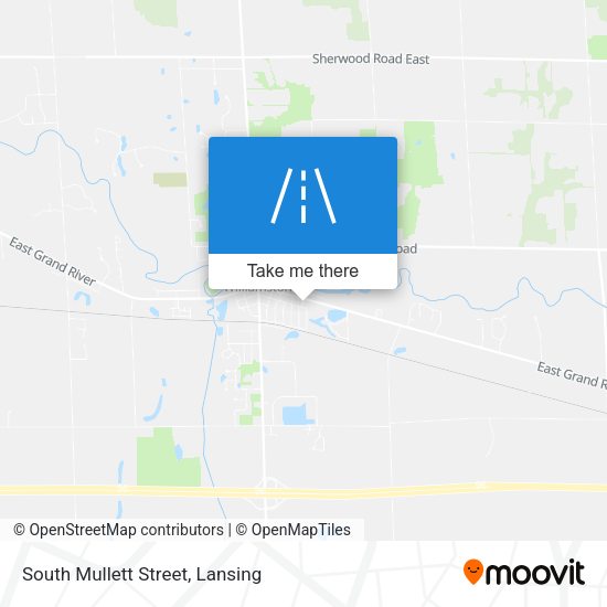 South Mullett Street map