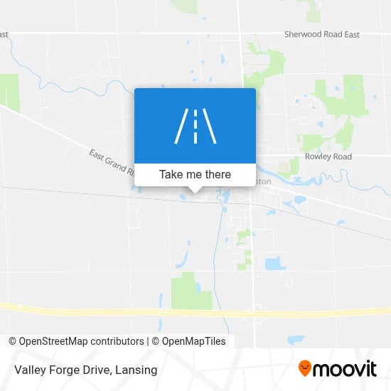 Valley Forge Drive map