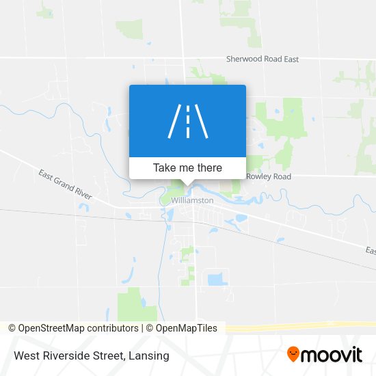 West Riverside Street map