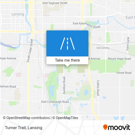 Mapa de Turner Trail