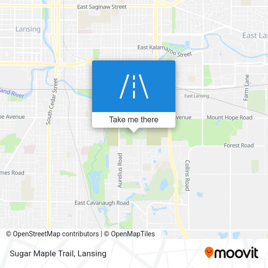 Mapa de Sugar Maple Trail