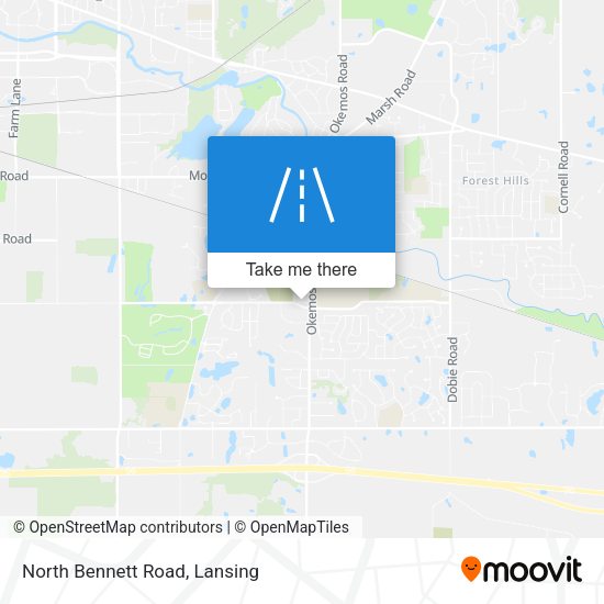 Mapa de North Bennett Road