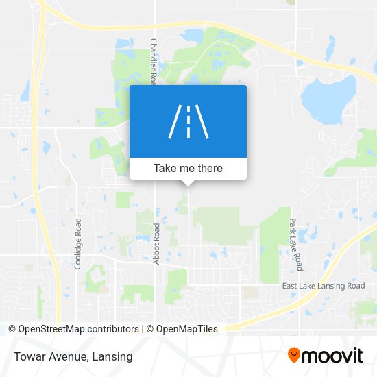 Mapa de Towar Avenue