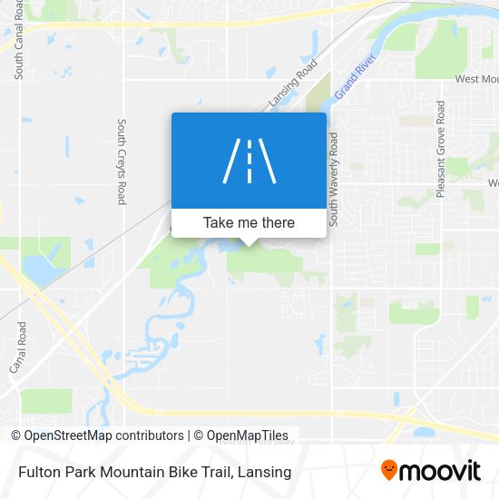 Fulton Park Mountain Bike Trail map