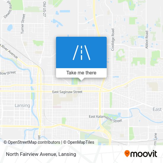 North Fairview Avenue map