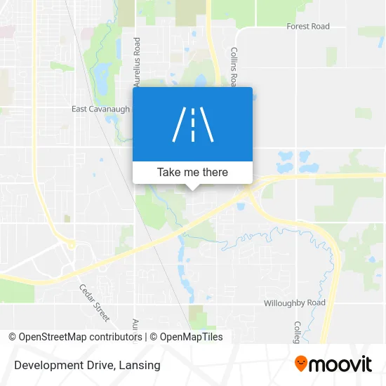 Development Drive map