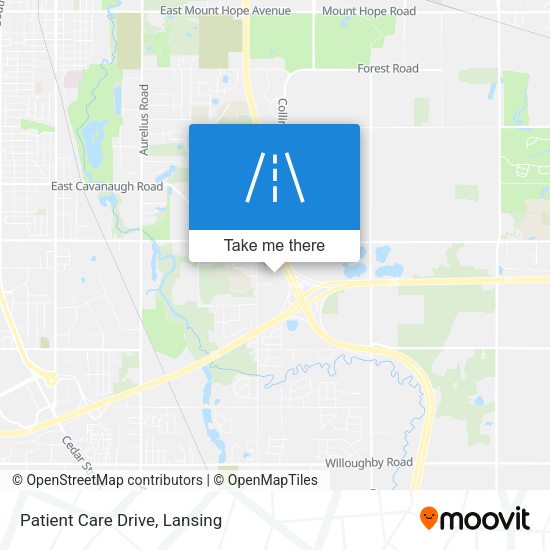 Mapa de Patient Care Drive