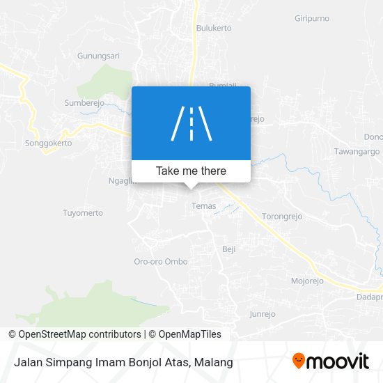Jalan Simpang Imam Bonjol Atas map