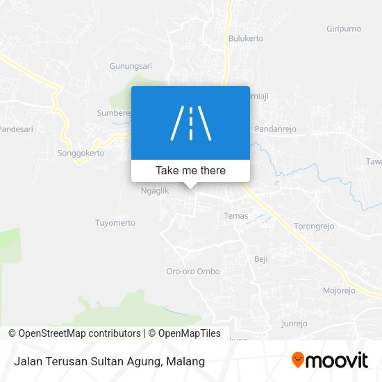 Jalan Terusan Sultan Agung map