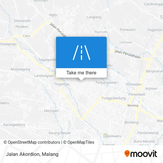 Jalan Akordion map