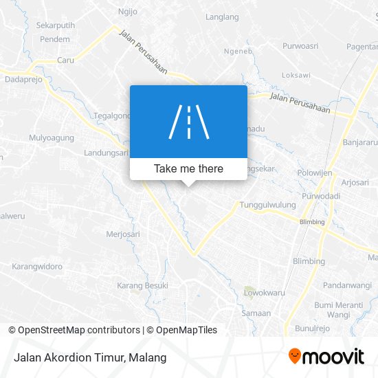 Jalan Akordion Timur map