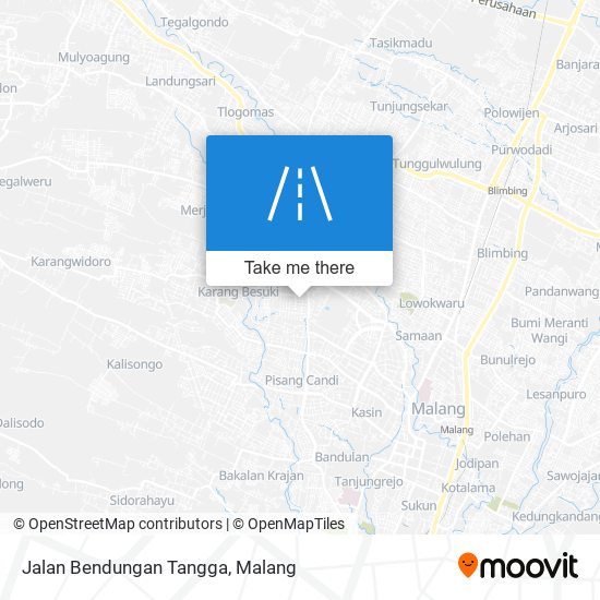 Jalan Bendungan Tangga map