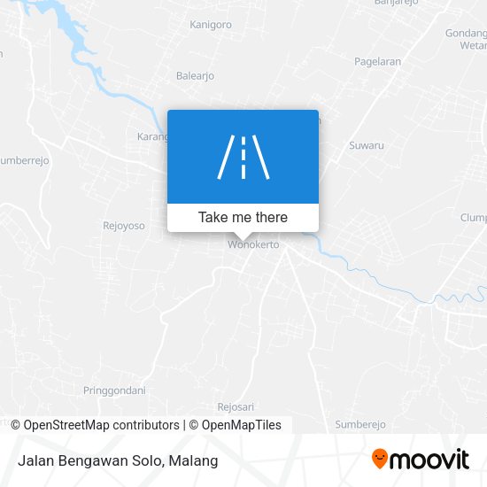 Jalan Bengawan Solo map