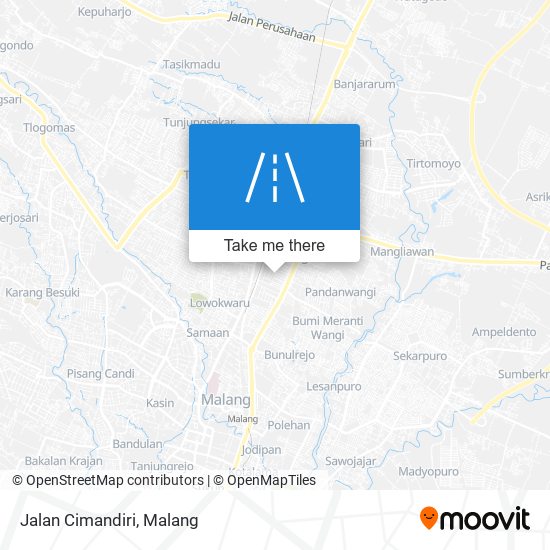 Jalan Cimandiri map