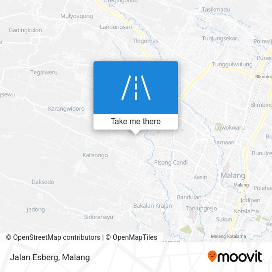 Jalan Esberg map