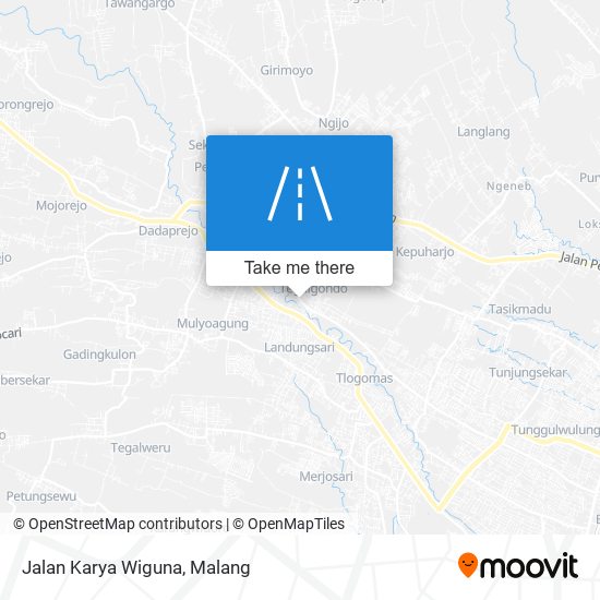 Jalan Karya Wiguna map