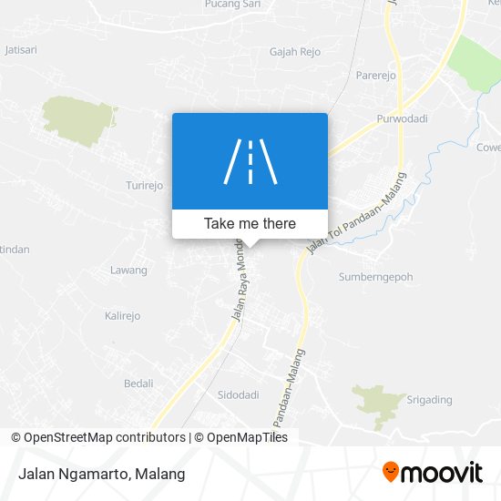 Jalan Ngamarto map