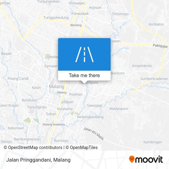 Jalan Pringgandani map