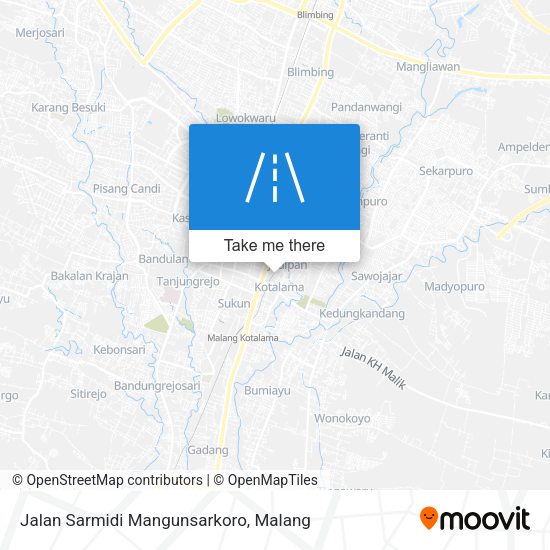 Jalan Sarmidi Mangunsarkoro map