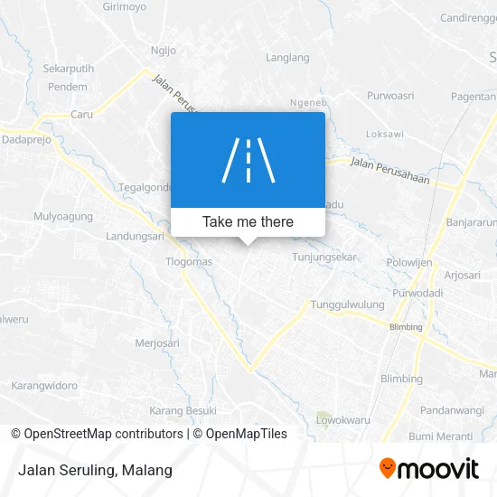 Jalan Seruling map