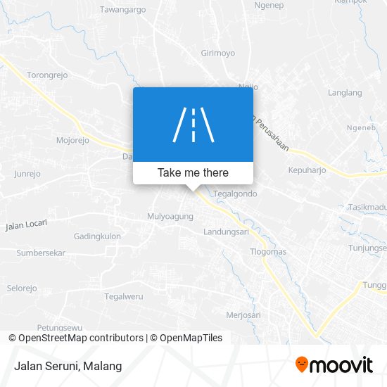 Jalan Seruni map