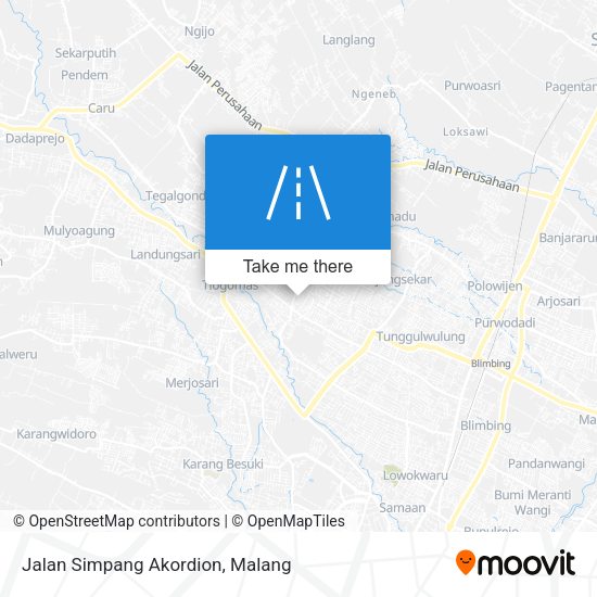Jalan Simpang Akordion map