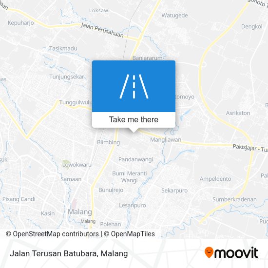 Jalan Terusan Batubara map