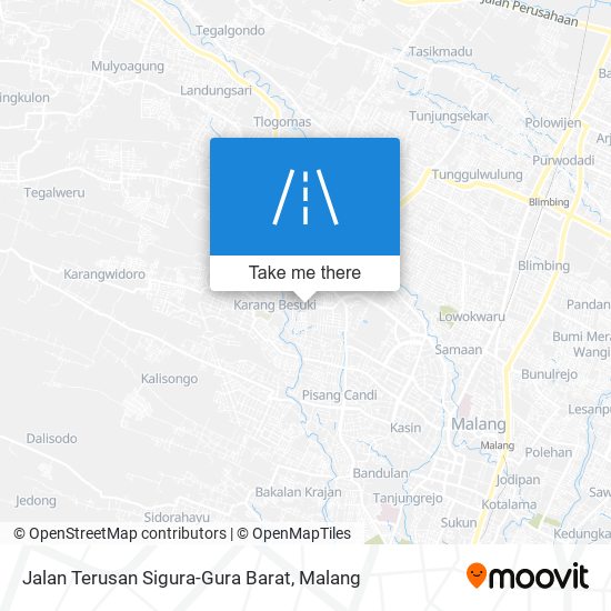 Jalan Terusan Sigura-Gura Barat map