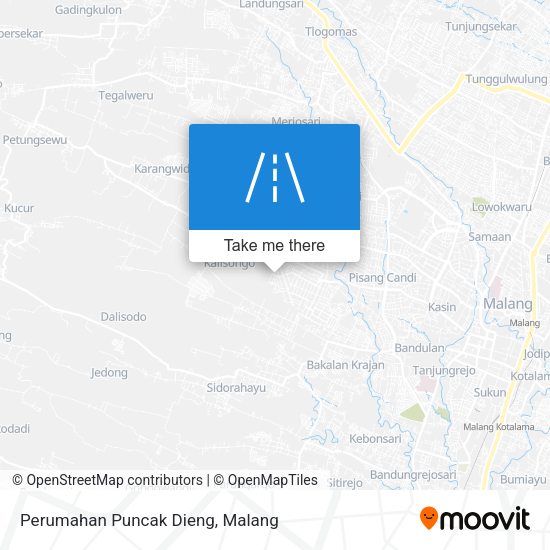 Perumahan Puncak Dieng map