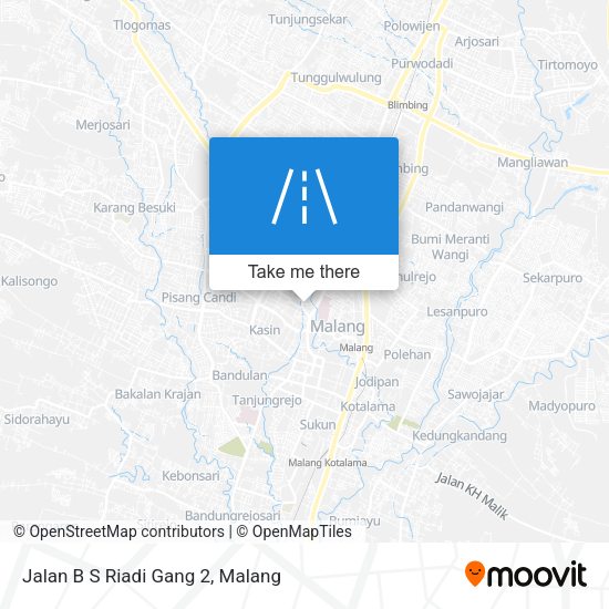 Jalan B S Riadi Gang 2 map