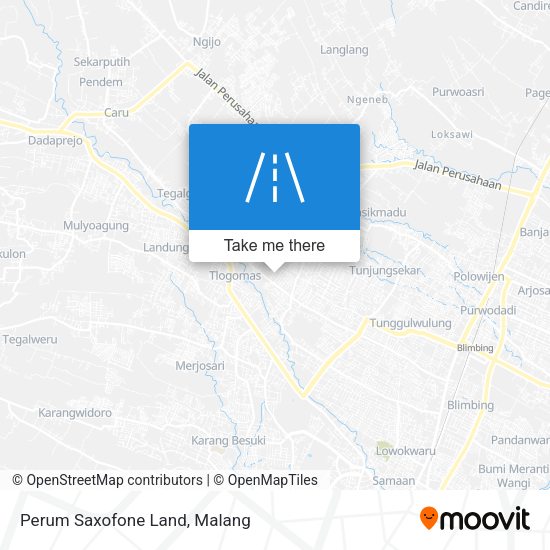 Perum Saxofone Land map