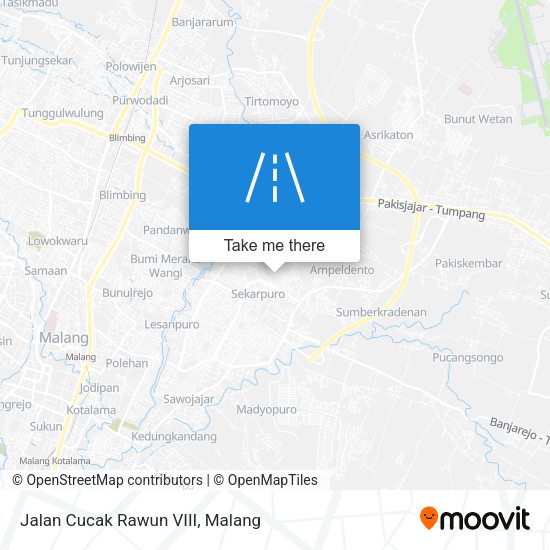 Jalan Cucak Rawun VIII map