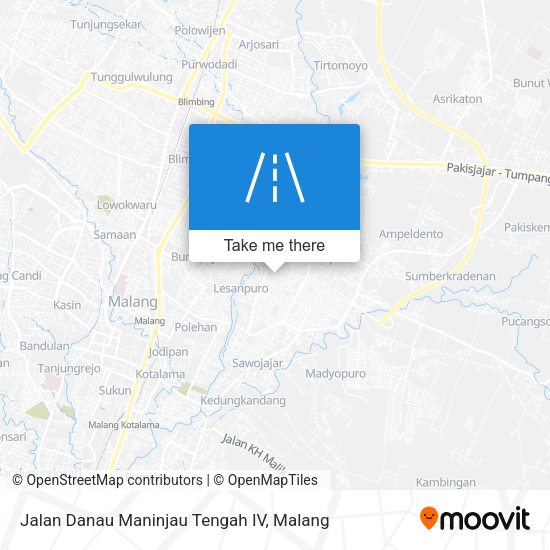 Jalan Danau Maninjau Tengah IV map