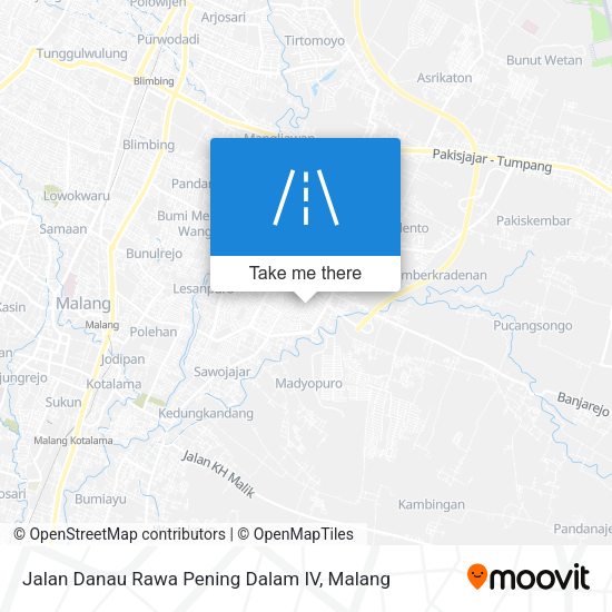 Jalan Danau Rawa Pening Dalam IV map