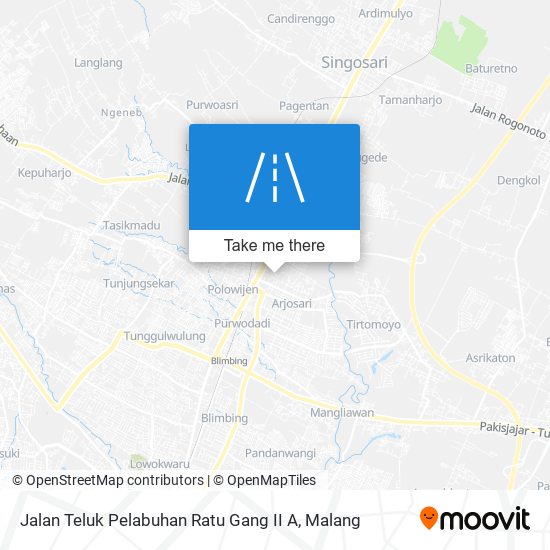 Jalan Teluk Pelabuhan Ratu Gang II A map