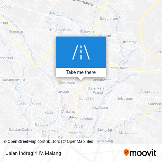 Jalan Indragiri IV map