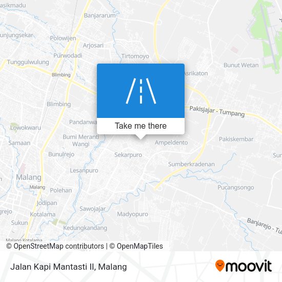 Jalan Kapi Mantasti II map