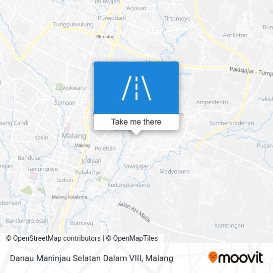 Danau Maninjau Selatan Dalam VIII map