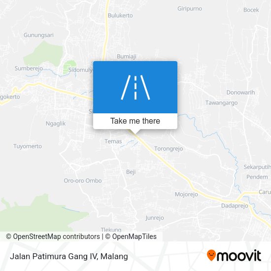 Jalan Patimura Gang IV map