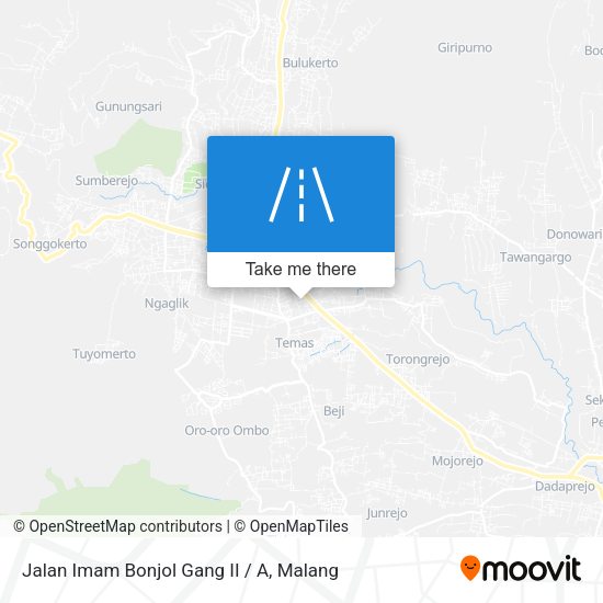 Jalan Imam Bonjol Gang II / A map